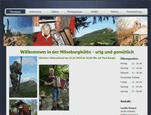 Tablet Screenshot of milseburghuette.com